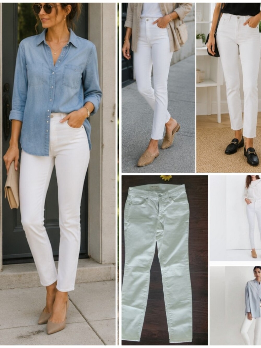 MADEWELL WHITE 9 HIGH RISE SKINNY JEANS ✨️✨️